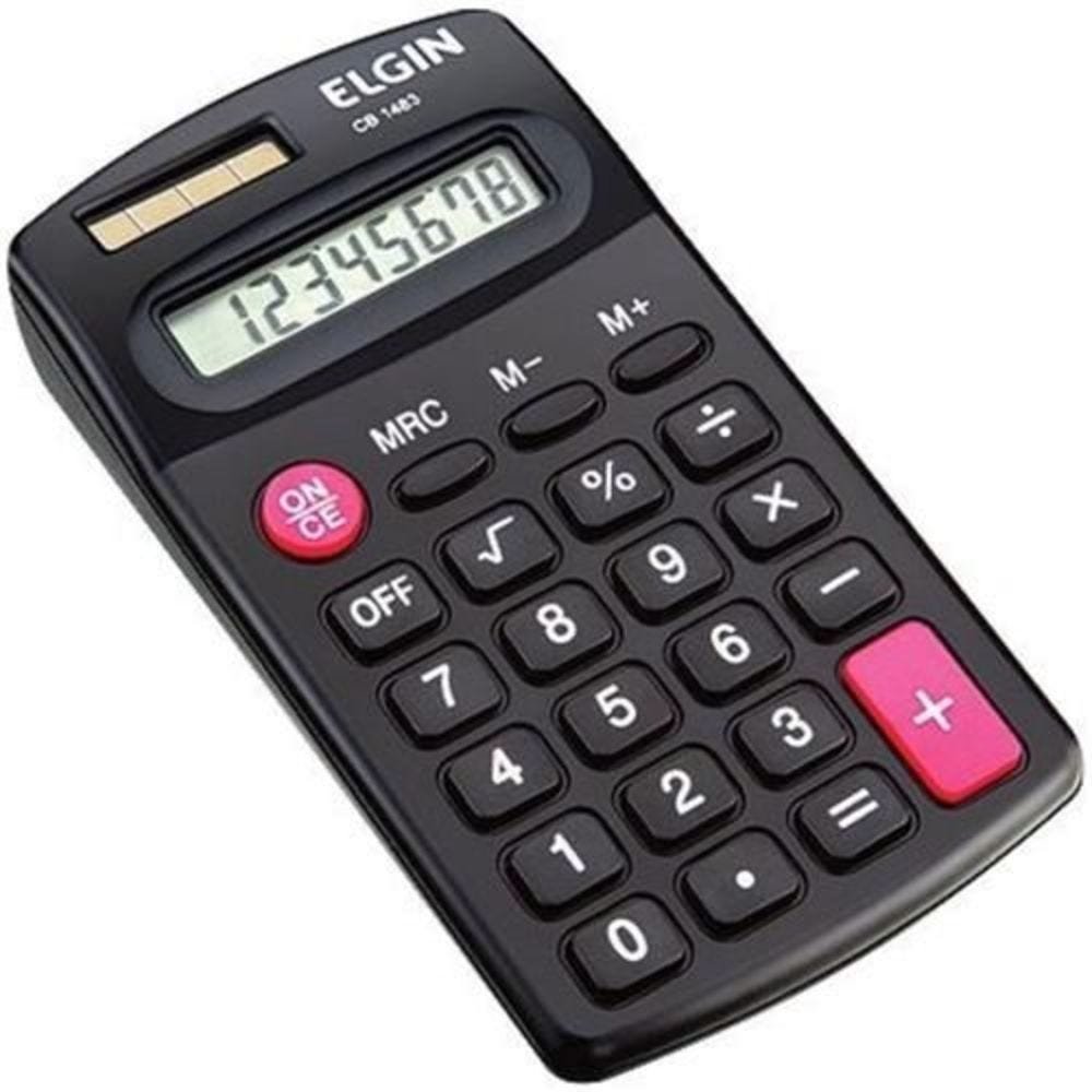 Calculadora Elgin CB1483 Bolso Preta - 1