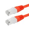 Cabo de Rede FTP Patch Cord RJ45 Cat 5e - Blindado - 10 metros - Vermelho - Chip SCE 018-9918 - 1