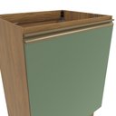 Ver imagem 5 de Balcão Celeste Kappesberg 100% Mdf 1 Porta Nogueira/verde 60cm