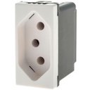 Ver imagem 1 de Módulo Tomada Legrand Pial Plus+ - 2P+T - 20A250V - Borne Parafuso - Branco - 615060BC