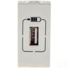 Tomada USB Pial Plus+ um Módulo Branco - Pial Legrand 615088BC - 1