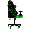 Cadeira De Escritório Gamer  Dazz Prime-x Preta e verde c/Estofado de Poliuretano - 1