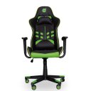 Ver imagem 2 de Cadeira De Escritório Gamer Dazz Prime-x Preta e verde c/Estofado de Poliuretano