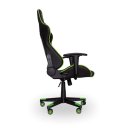 Ver imagem 3 de Cadeira De Escritório Gamer Dazz Prime-x Preta e verde c/Estofado de Poliuretano