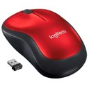 Ver imagem 1 de Mouse sem Fio Logitech Wireless M185 - USB - 2.4GHz - Vermelho - 910-003635