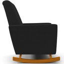 Ver imagem 5 de Poltrona de Amamentação com Balanço Ravena W01 Bouclê Preto - Lyam Decor