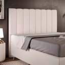 Ver imagem 6 de Cabeceira Cama Box Casal 140 Cm Dália W01 Linho Cru