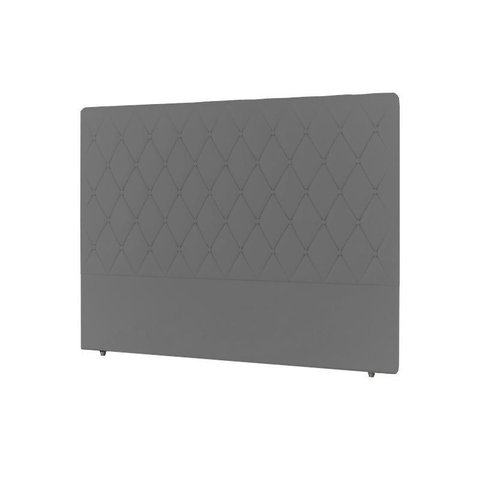 Cabeceira Camponesa Plus Casal 1400mm Linho Chumbo - Simbal