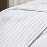 Cobre Leito Solteiro king Glass 2Pçs 200 Fios 100% Algodão Branco - 2