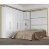 Guarda-Roupa Casal com Cabeceira 8 Peças Modena V Demóbile - 1