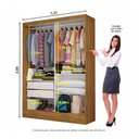 Ver imagem 4 de Closet Casal Dubai 2 Gavetas Carioca Móveis