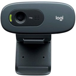 Web Câmera Logitech C270 3.0Mpixel - Videochamadas em HD 720P - com Microfone - 960-000694 - 1