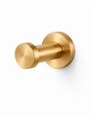 Ver imagem 2 de Kit Dois Ganchos Aço Inox 304 Adesivo 3M Dourado Escovado