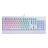 Teclado Mecânico Redragon Kala Lunar White - ABNT2 - Iluminação RGB Chroma - Switch Marrom - - 1