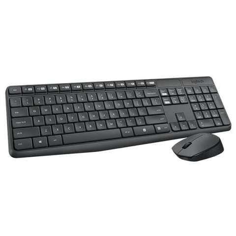 Kit Teclado e Mouse sem Fio Logitech MK235 - ABNT2 - 920-007903