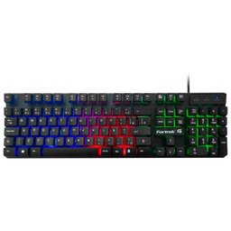 Teclado Gamer Fortrek G Blackfire - LED RGB - Teclas Multimídia - ABNT2 - 70578 - 1