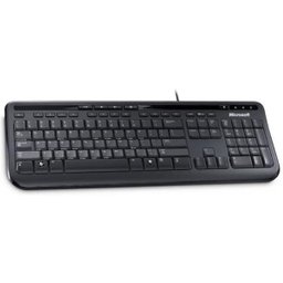 Teclado Microsoft Wired 600 - USB - ABNT2 - com Teclas Multimídia - Preto - ANB-00005 - 1