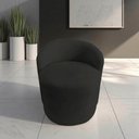 Ver imagem 7 de Poltrona Decorativa Yara Orgânica Veludo Preto