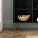 Ver imagem 4 de Nicho Organizador Multifuncional Pés Retrô Cube Q01 Preto - Mpozenato