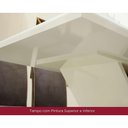 Ver imagem 7 de Conjunto: Mesa de Cozinha Epic Tampo Madeirado C/ Vidro 160x90cm e 6 Cadeiras Vita Nature/linho -