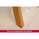 Ver mais imagens de Conjunto: Mesa de Cozinha Epic Tampo Madeirado C/ Vidro 160x90cm e 6 Cadeiras Vita Nature/linho -