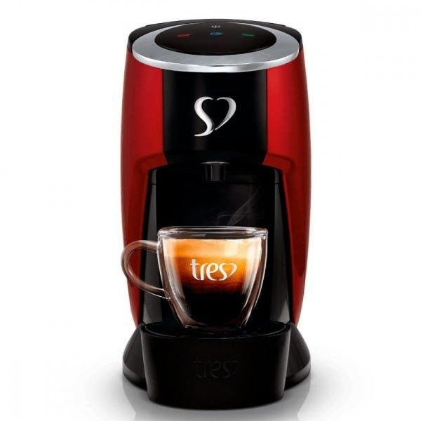 Cafeteira Espresso Três Corações Touch Vermelha - 110V - 2