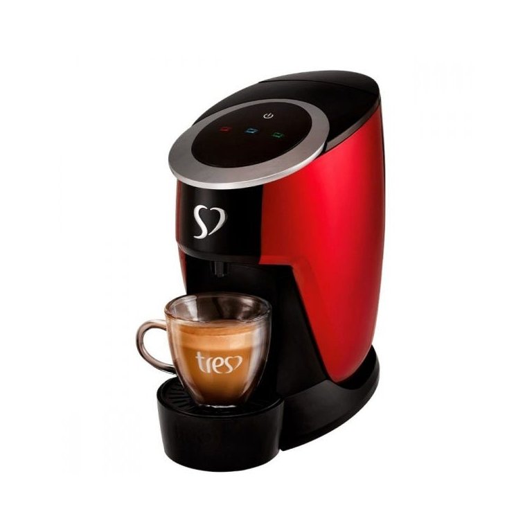 Cafeteira Espresso Três Corações Touch Vermelha - 110V