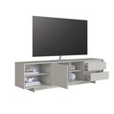 Ver imagem 3 de Rack para TV até 65 Polegadas 180cm com Nichos 2 Gavetas Linea Arenas