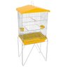 Viveiro Luxo Gaiola Para Calopsita  Canário Do Reino Canario Da Terra Periquitos Completa Amarelo - 1