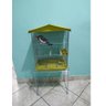 Viveiro Luxo Gaiola Para Calopsita  Canário Do Reino Canario Da Terra Periquitos Completa Amarelo - 3