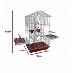 Gaiola para Calopsita, Maritaca Mansa, Periquito e Cocota com Pés com Pés - 2
