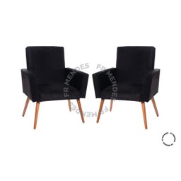 Kit Poltrona Nina Preta - 2