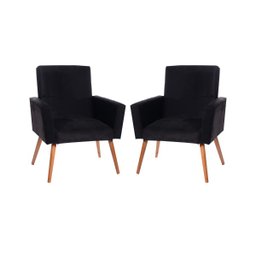 Kit Poltrona Nina Preta - 1