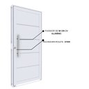 Ver imagem 4 de Porta de Aço Lambril Lucasa Facilita Abertura Direita