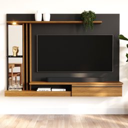 Painel de Tv 55 Babus Petra - Moderno 5 Prateleiras - 8
