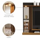 Ver imagem 3 de Painel de Tv 55 Babus Petra - Moderno 5 Prateleiras