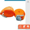 Ver imagem 3 de Kit 4 Cinta para Amarração de Carga sem Catraca 2,5m X 2,5cm - Starfer