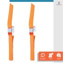 Ver imagem 4 de Kit 4 Cinta para Amarração de Carga sem Catraca 2,5m X 2,5cm - Starfer