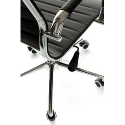 Conjunto 3 Cadeiras de Escritório Charles Eames Esteirinha Alta - Preta - Kza Bela - 6 Conjunto 3 Cadeiras de Escritório Charles Eames Esteirinha Alta - Preta - Kza Bela - 6