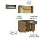 Ver imagem 5 de Armário de Cozinha Compacta 165cm Rustic Emilly Madesa 04
