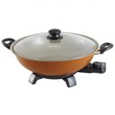 Ver imagem 2 de Panela Elétrica Wok BPE01LR Tampa Em Vidro Britânia 220V