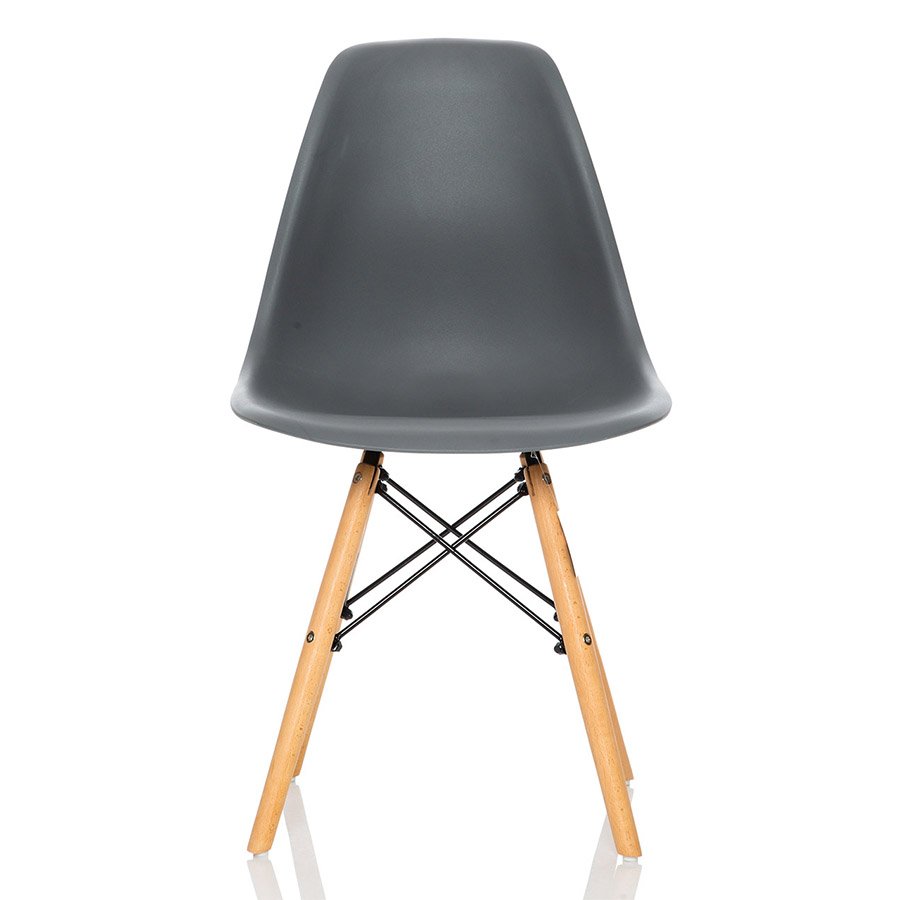 Kit 6 Cadeiras Charles Eames Eiffel Dsw - Cinza Escuro - Kza Bela - 3