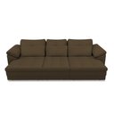 Ver imagem 6 de Sofá Retrátil Manual Sala de Estar Nolan Bipartido 297cm Conforto Premium em Couro Cappuccino G58 -