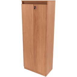 Armário Alto para Escritório 2 Portas com Chave Amêndoa - 1
