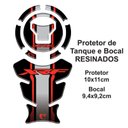 Ver imagem 3 de Kit Protetor de Tanque Adesivo Moto Honda Xre 190cc 300cc 2025/26 Cinza e Vermelho