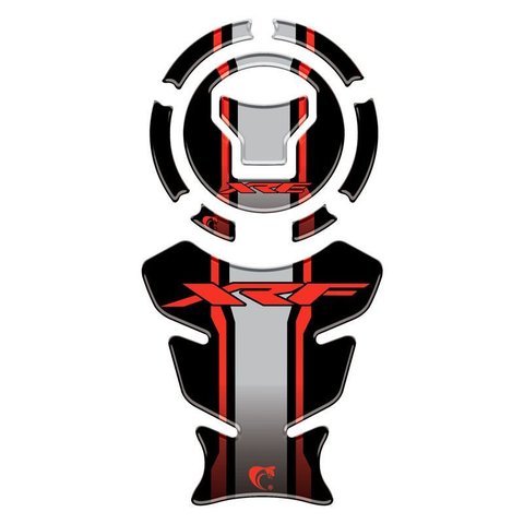Kit Protetor de Tanque Adesivo Moto Honda Xre 190cc 300cc 2025/26 Cinza e Vermelho