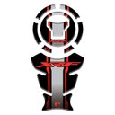 Ver imagem 1 de Kit Protetor de Tanque Adesivo Moto Honda Xre 190cc 300cc 2025/26 Cinza e Vermelho