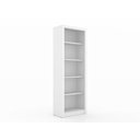 Ver imagem 2 de Escritório com Mesa para Computador 2 Gavetas com Armário Prateleiras Portas Branco - Fdecor