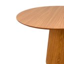 Ver imagem 2 de Mesa de Jantar Cone Redonda 150 Cm Base e Tampo Freijó