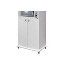 Ver imagem 4 de Balcão Multiuso Cozinha Am1010 C/ 2 Portas e Nicho P/ Microondas 56cm Branco - Movelbento